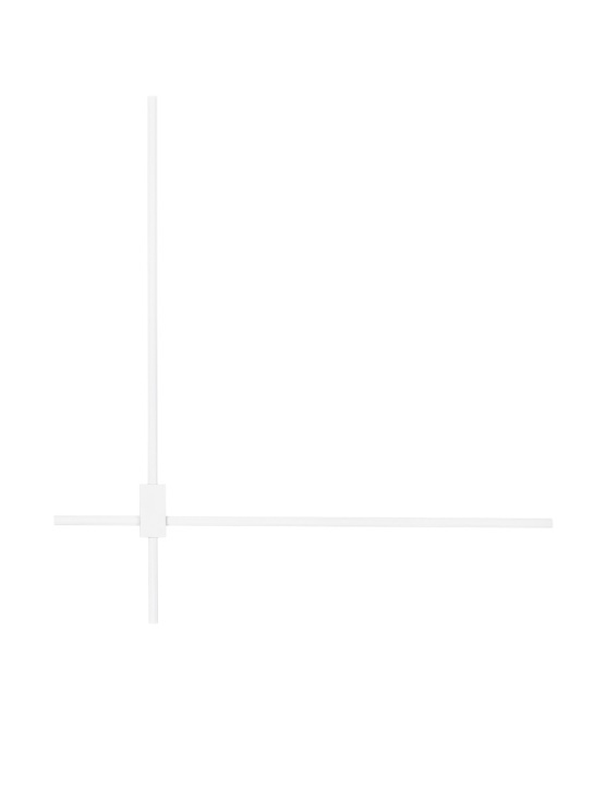 Aplica perete decorativa Peak Alb 76 x 9,5 x 80 cm - Img 3