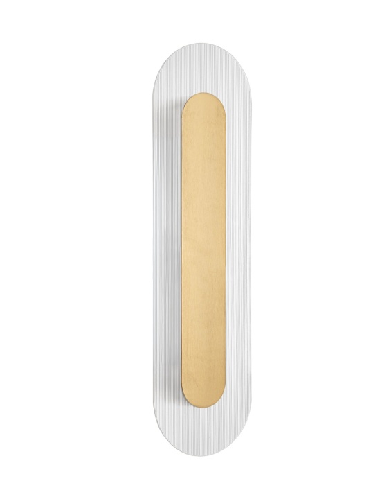 Aplica perete decorativa Vetrio Auriu / Transparent 14 x 6,5 x 50 cm - Img 2
