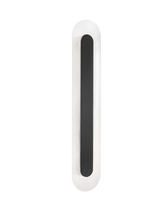 Aplica perete decorativa Vetrio Negru / Transparent 14 x 6,5 x 70 cm - Img 2