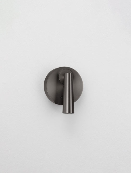 Aplica perete pentru pat Tico Nikel / Negru Ø10,4 x H 12,6 cm - Img 3