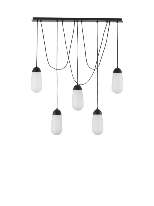 Corp de iluminat suspendat Blaky Opal / Negru 103 x 13 x 150 cm - Img 2
