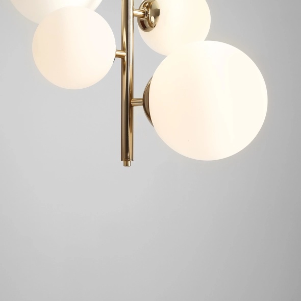 Corp de iluminat suspendat Bloom 46 cm 2xE14 / E27 - Auriu - Img 5