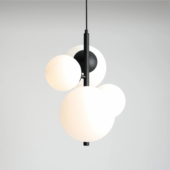 Corp de iluminat suspendat Bloom 46 cm 2xE14 / E27 - Negru - Img 2