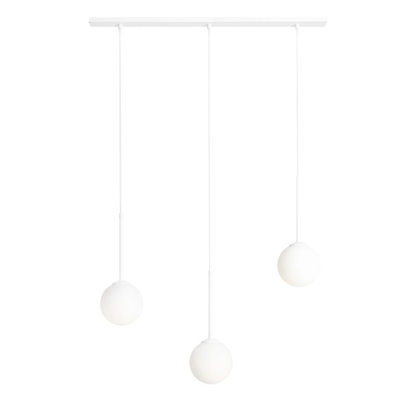 Corp de iluminat suspendat Bosso 80 cm 3xE14 - Alb - Img 6
