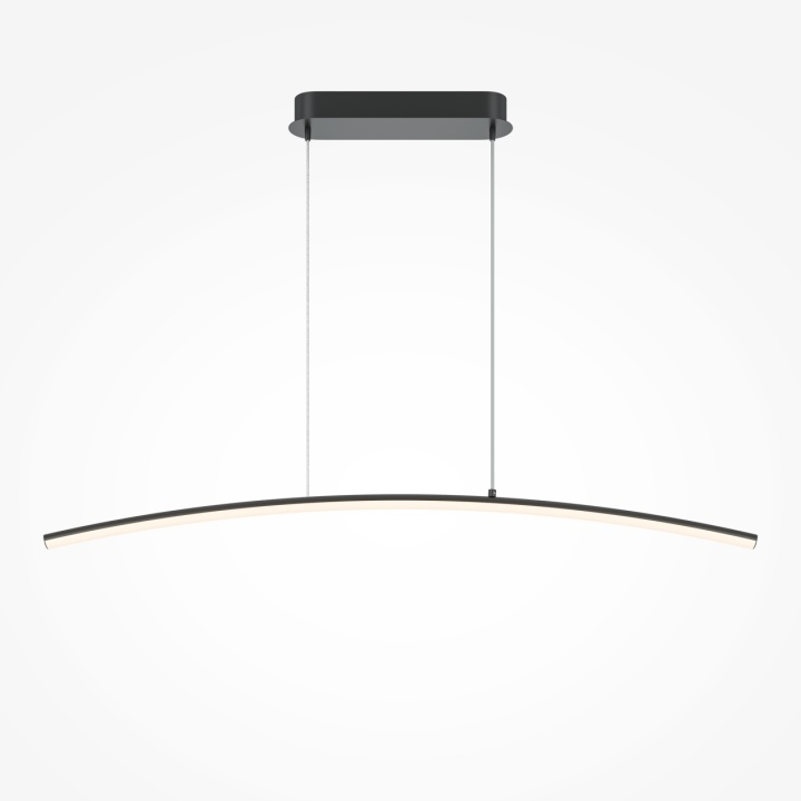Corp de iluminat suspendat Curve 98 cm - Negru - Img 4