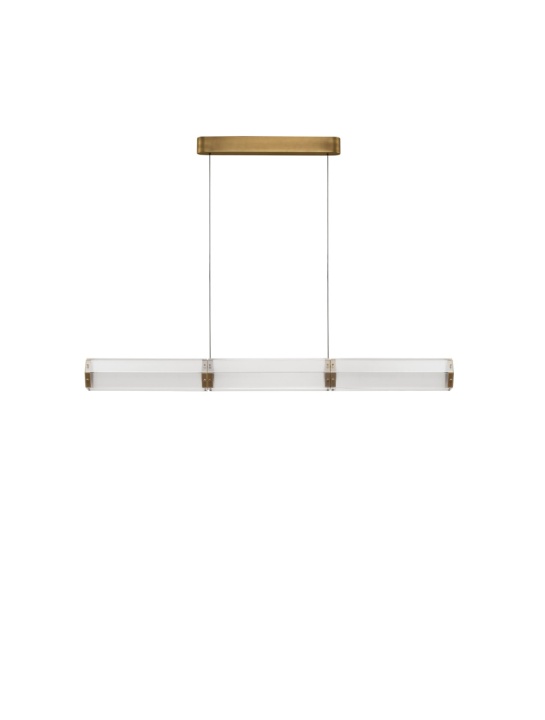 Corp de iluminat suspendat Essenzo Alama antichizata 120 x 12 x 180 cm - Img 2