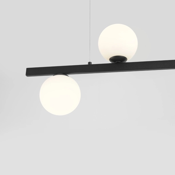 Corp de iluminat suspendat Garda 151 cm 4xE14 / E27 - Negru - Img 3