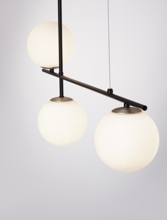 Corp de iluminat suspendat Git Opal / Auriu 95 x 15 x 73,5/121 cm - Img 4