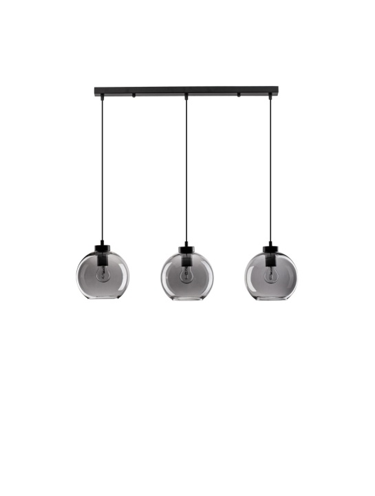 Corp de iluminat suspendat Palmer Smokey / Negru Ø84 x H 145 cm - Img 2