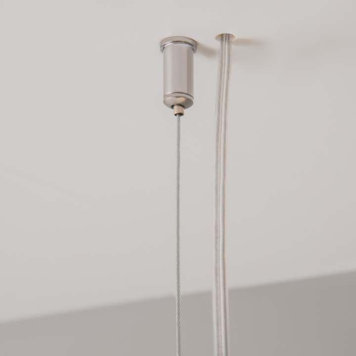 Corp de iluminat suspendat Points L 106.5 x l 3.3 cm 4000K - Alb - Img 5