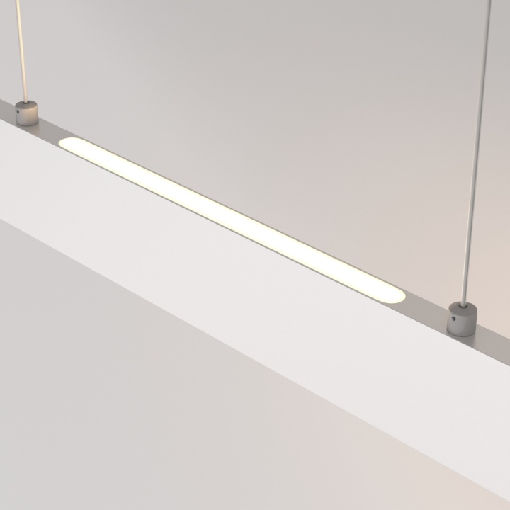 Corp de iluminat suspendat Step L 91 x l 4 cm 3000K - Alb - Img 3