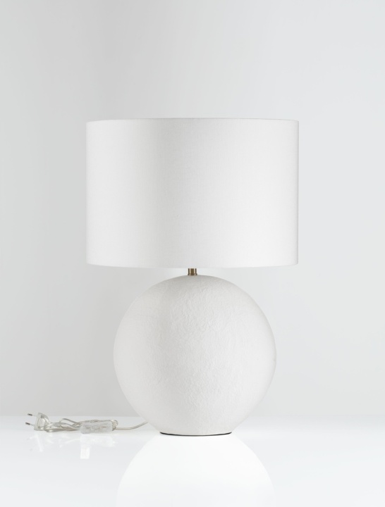 Lampa de masa Ever Alb Ø40 x H 59 cm - Img 3