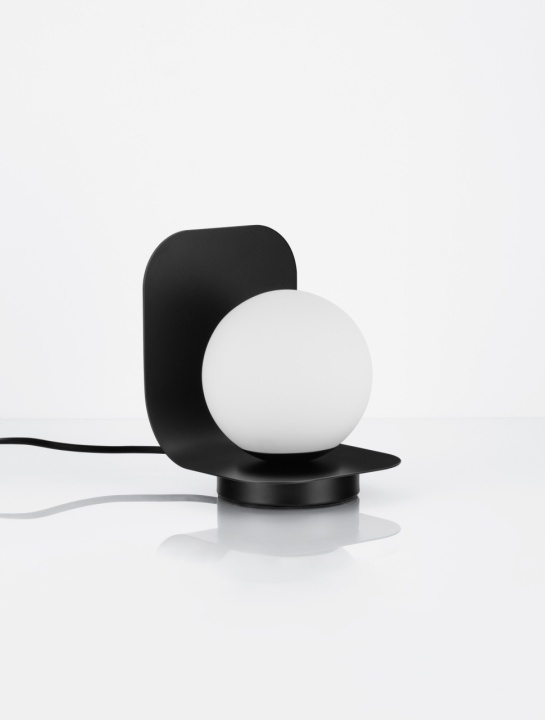 Lampa de masa Kamen Negru / Opal 12 x 14 x 18 cm - Img 3