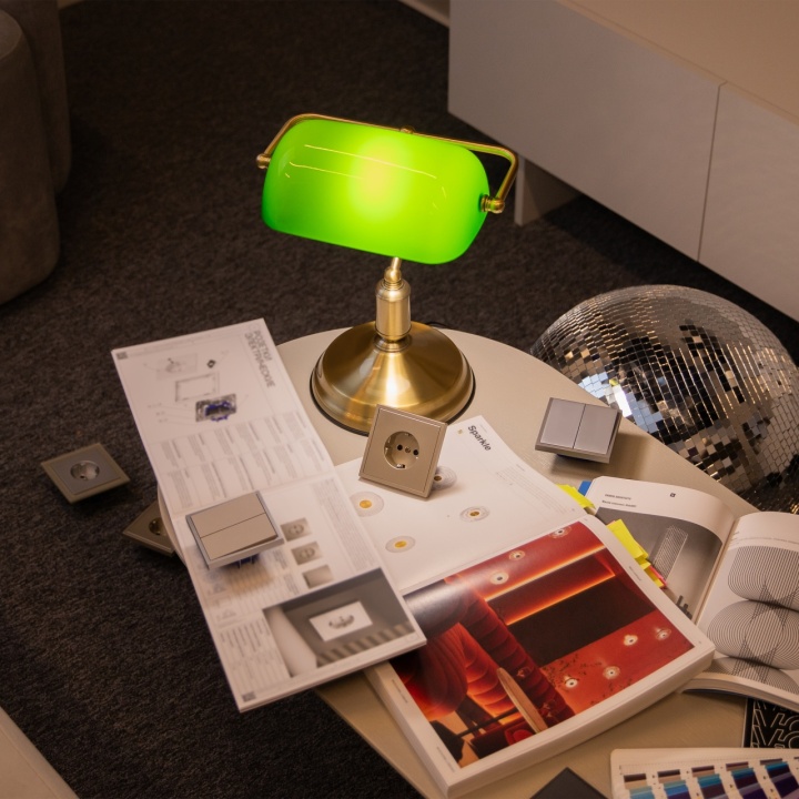 Lampă de masă Kiwi L 18 x l 26 cm E27 - Auriu - Img 4