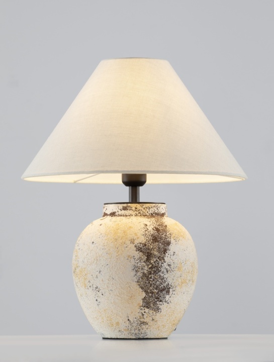 Lampa de masa Lupe Alb / Negru / Yellow Ø40 x H 49 cm - Img 5