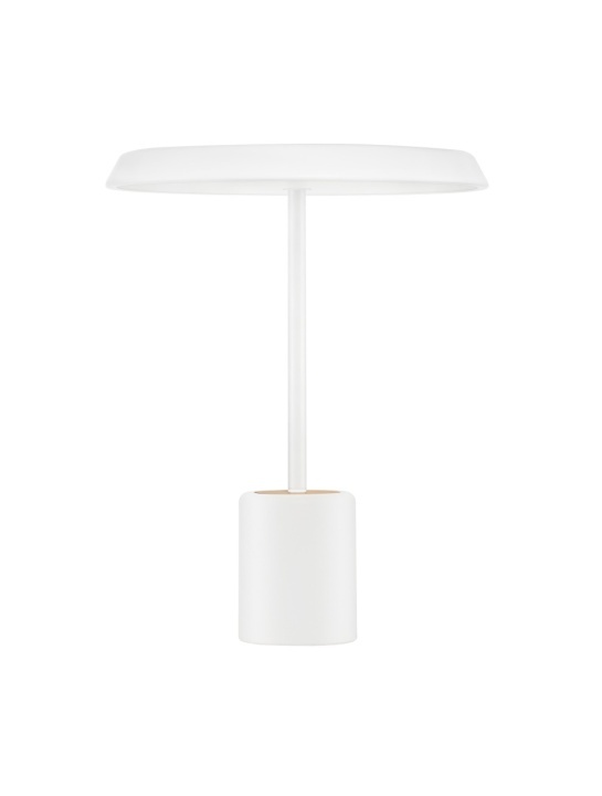 Lampa de masa Ophelia Alb / Veneer Ø40 x H 50 cm - Img 2