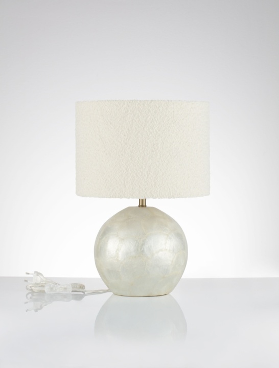 Lampa de masa Ora Alb Ø30 x H 43 cm - Img 3