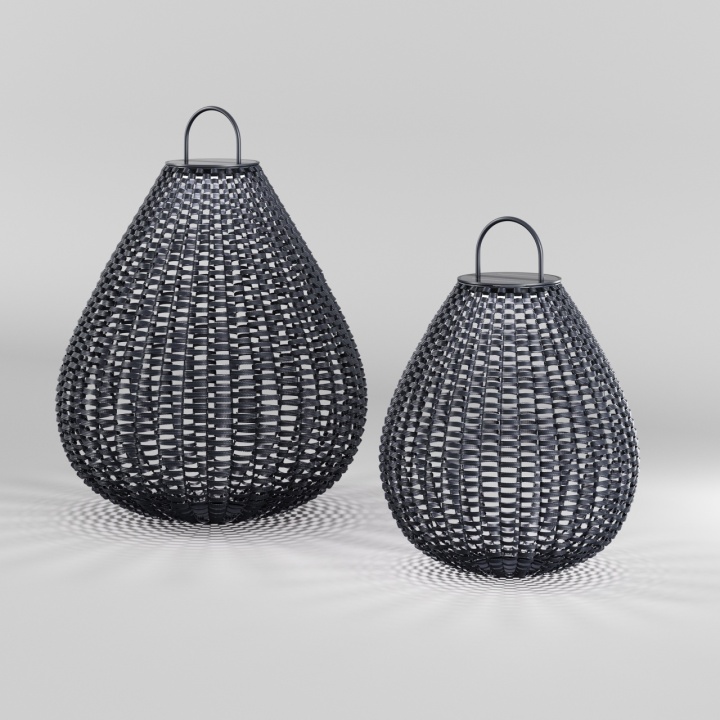 Lampa decorativa Plet 36 cm 3000K - Negru - Img 4