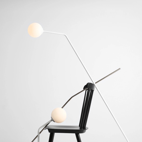 Lampadar Pure 1xE14 - Alb - Img 5
