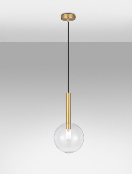 Pendul Amelia Transparent / Auriu Ø20 x H 191 cm - Img 4