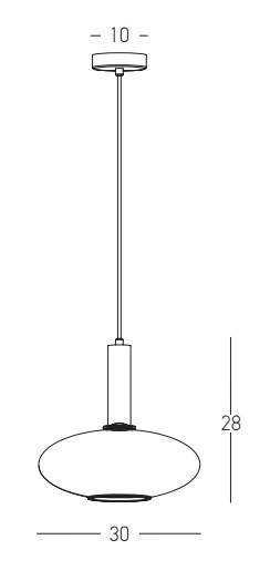 Pendul Aurea 1xE27 - Gold Matt - Img 3