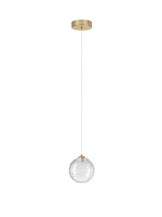 Pendul Blazik Transparent / Auriu Ø14,6 x H 200 cm - Img 2