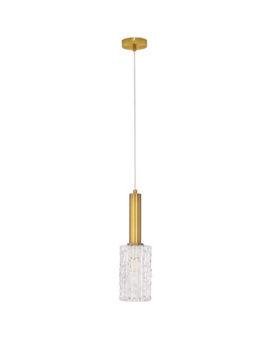 Pendul Certa Transparent / Auriu Ø12,5 x H 120 cm - Img 2