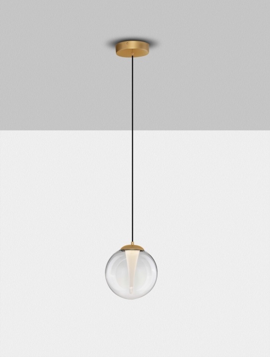 Pendul Galeo Transparent / Auriu Ø22 x H 209 cm - Img 4