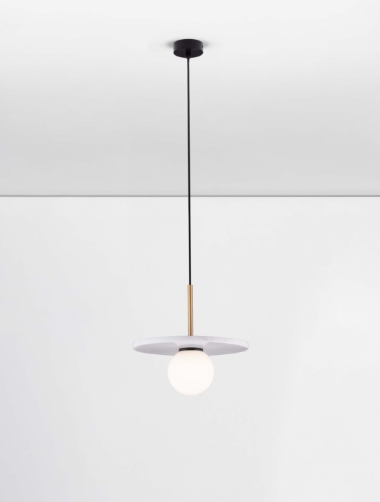 Pendul Idor Opal / Alb / Negru Ø30 x H 185 cm - Img 4