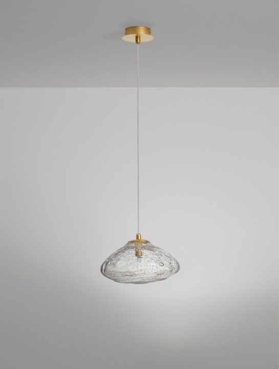 Pendul King Transparent / Auriu Ø26 x H 200 cm - Img 3