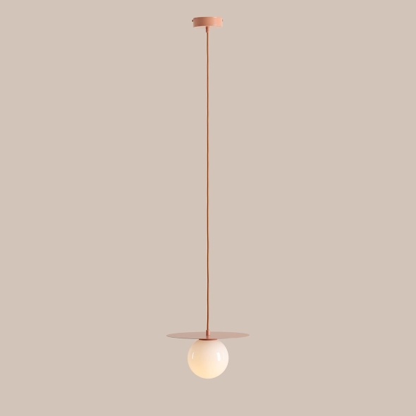 Pendul Loop 28 cm 1xE14 - Coral - Img 3