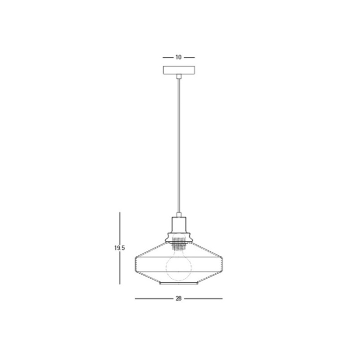 Pendul Nesso 1ΧΕ27 - Gri - Img 4