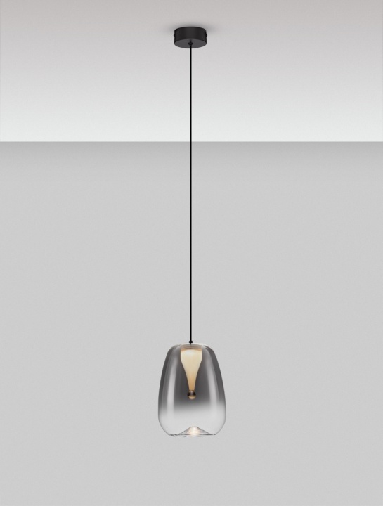 Pendul Oblo Gri / Negru Ø16 x H 227 cm - Img 4
