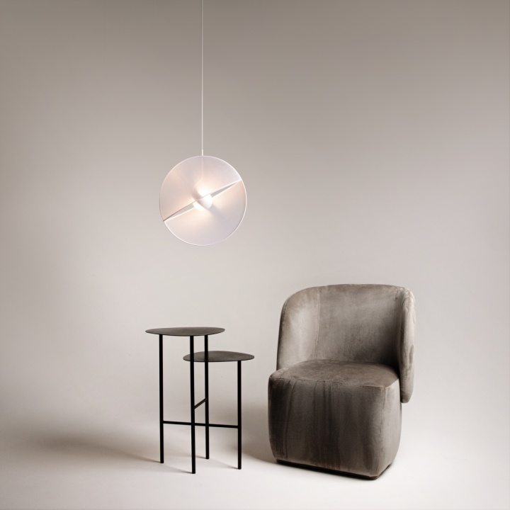 Pendul Reflex Ø 45 cm 3000K - Alb - Img 3
