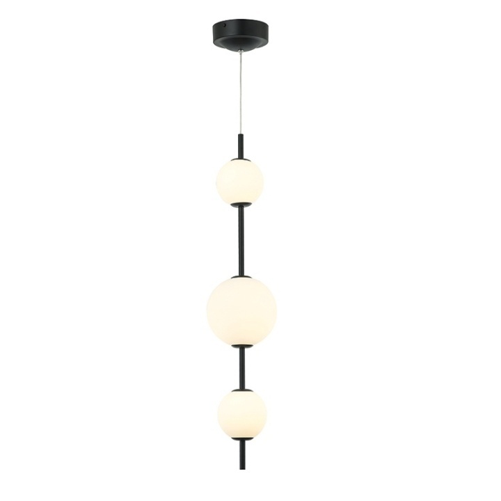 Pendul Sfera Linea LED 3000K - Negru mat - Img 2