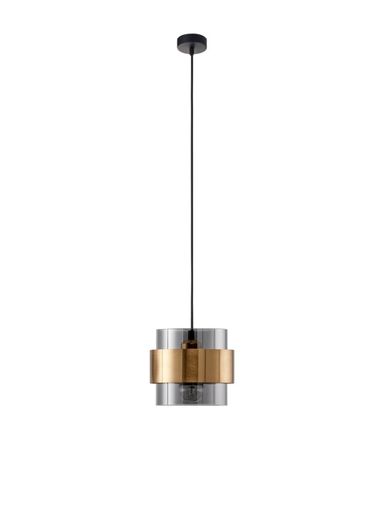 Pendul Sianna Smokey / Auriu Ø18 x H 220 cm - Img 2