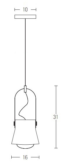Pendul Skagen 1xE27 - Negru mat - Img 4