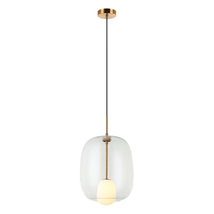 Pendul Treviso 1xG9 LED - Gold Matt, Transparent - Img 3