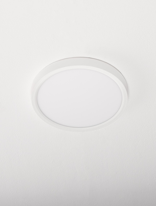 Plafoniera Dixie Alb Ø22 x H 2,5 cm - Img 3