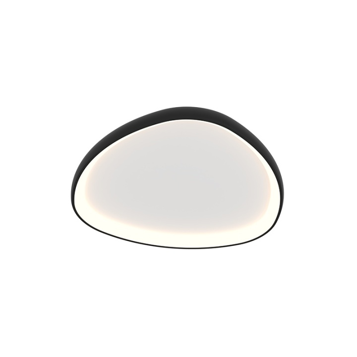 Plafonieră Forma Organica LED 3000K - Negru mat - Img 2