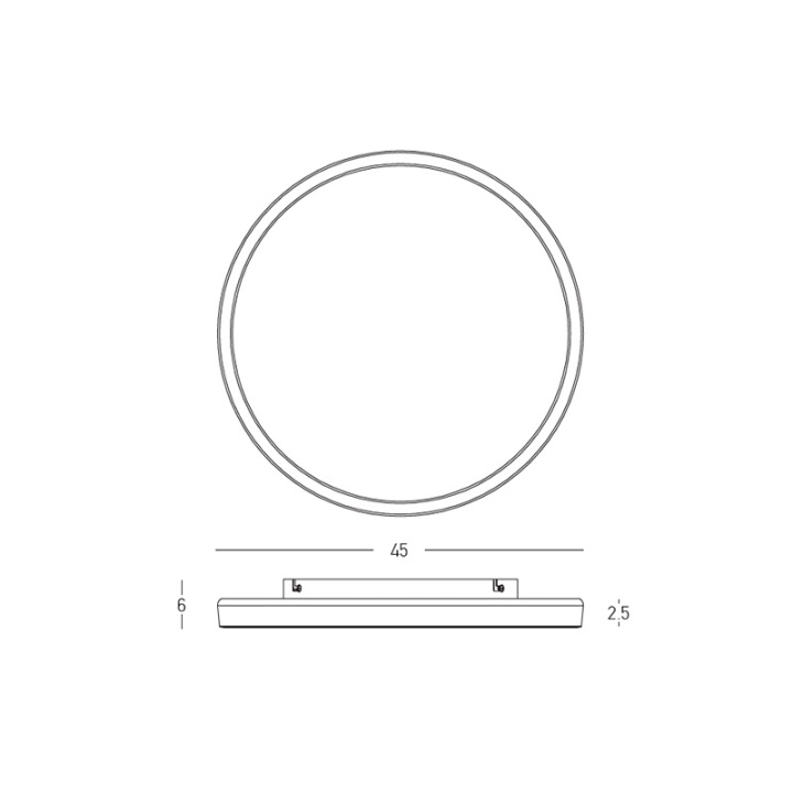 Plafonieră Pure Disk LED 2700K-3200K-4000K - Alb - Img 3