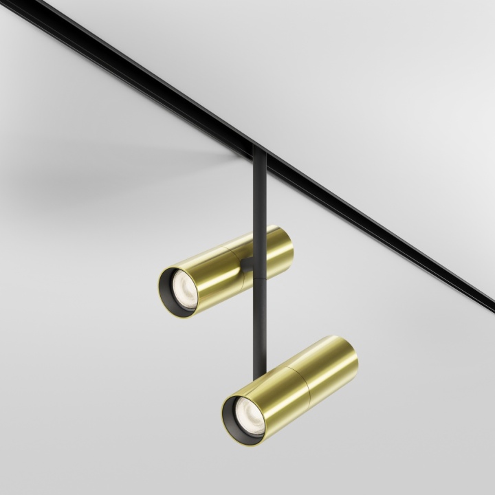 Proiector pentru sina Sina magnetica Exility - 19.3 cm, 3000K, Brass - Img 2