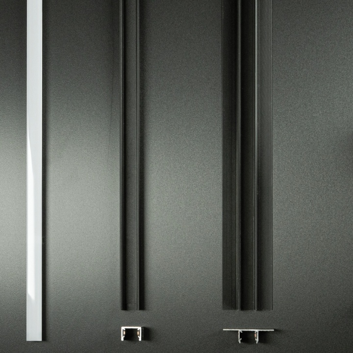 Sina magnetica aplicată 15mm Ultra Slim Extra - 1m Negru - Img 2