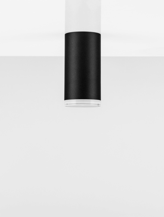 Spot baie Μαο Negru / Frosted Ø5,5 x H 10,8 cm - Img 3