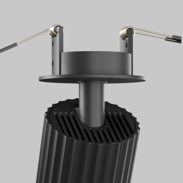 Spot incastrat Calipso - Ø 5.6 cm, Negru, GU10 - Img 3