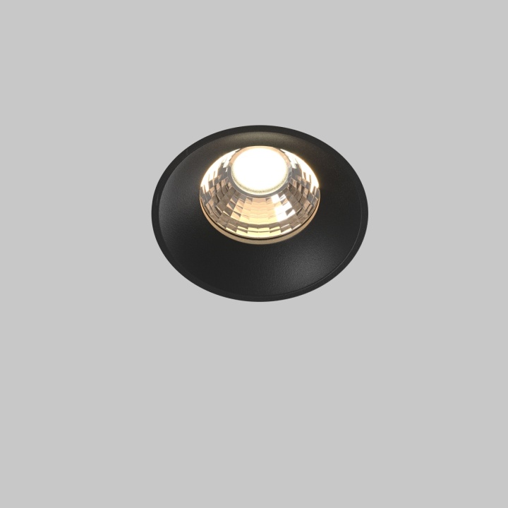 Spot incastrat Round - Ø 7.4 cm, 3000K, Negru - Img 2