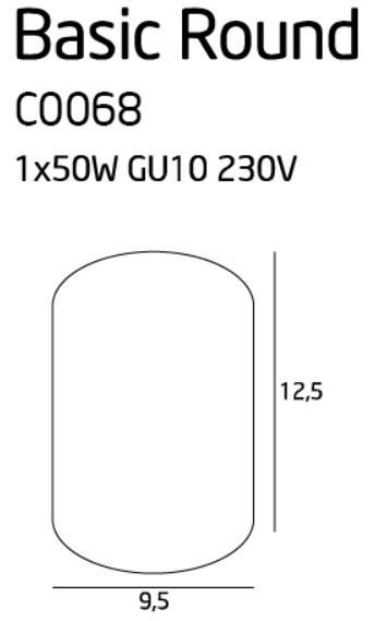Spot Maxlight C0068 Basic Round - Img 3