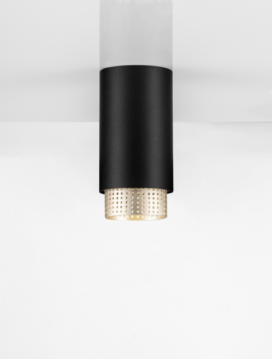 Spot Nessi Negru / Auriu Ø6 x H 11,8 cm - Img 4