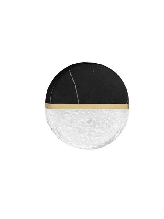 Aplica Dorin Negru / Auriu / Alb / Transparent 15,8 x 7,2 x 16,8 cm - Img 2