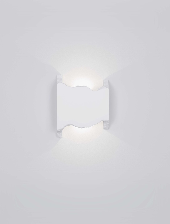 Aplica perete decorativa Alas Alb 15 x 6 x 18,5 cm - Img 4